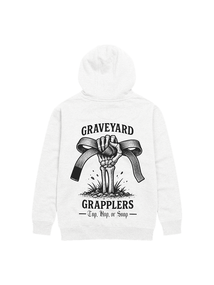 Graveyard Grapplers Premium Hoodie | White product image (2)