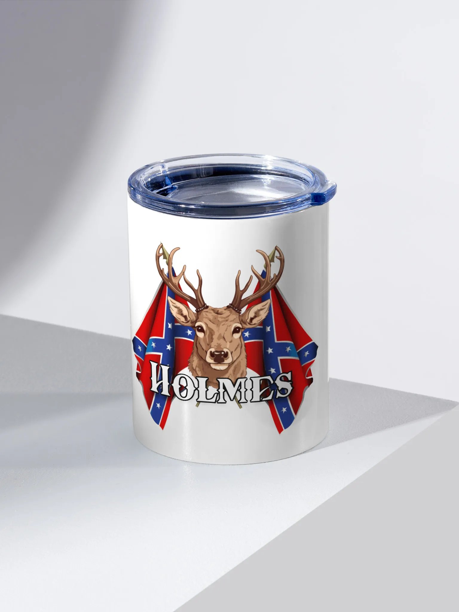 "Holmes" Last Name Rebel Redneck Deer - Kids Tumbler product image (2)