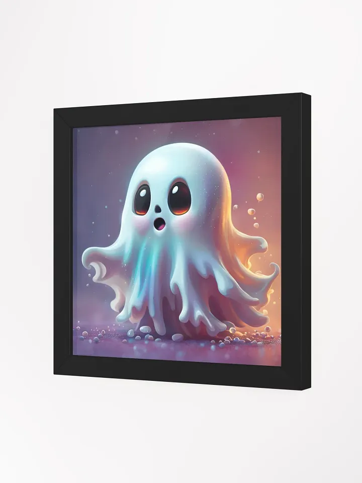 Framed Cute Ghost Poster product image (2)