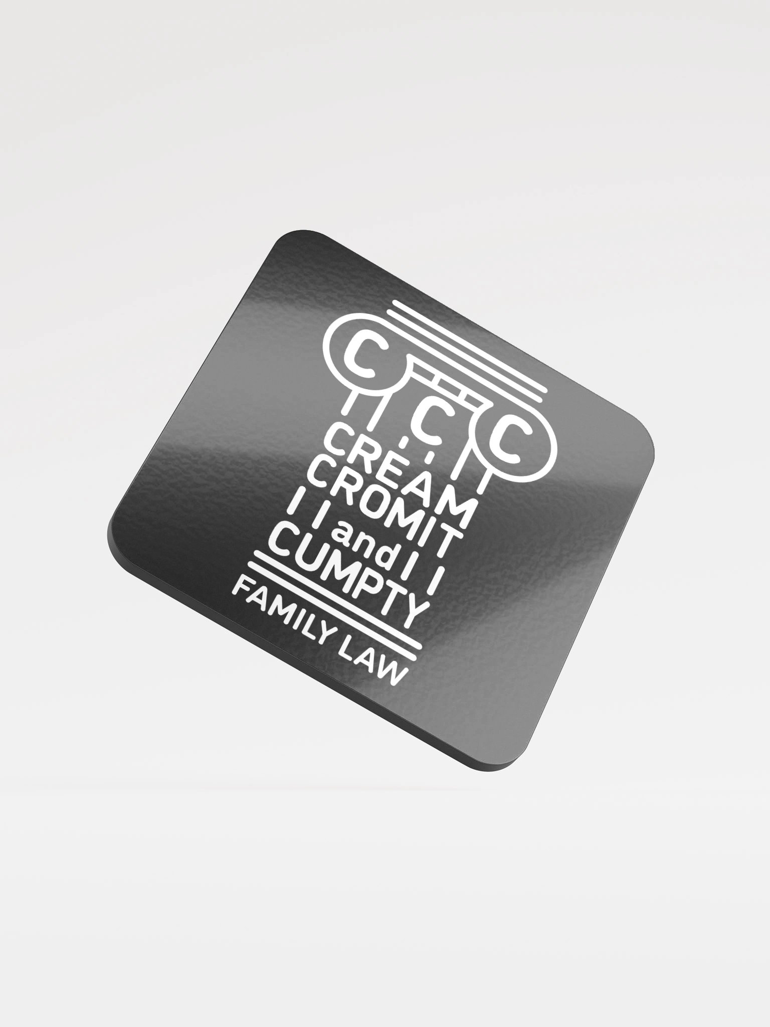 CREAM CROMIT & CUMPTY Family Law Coaster product image (1)