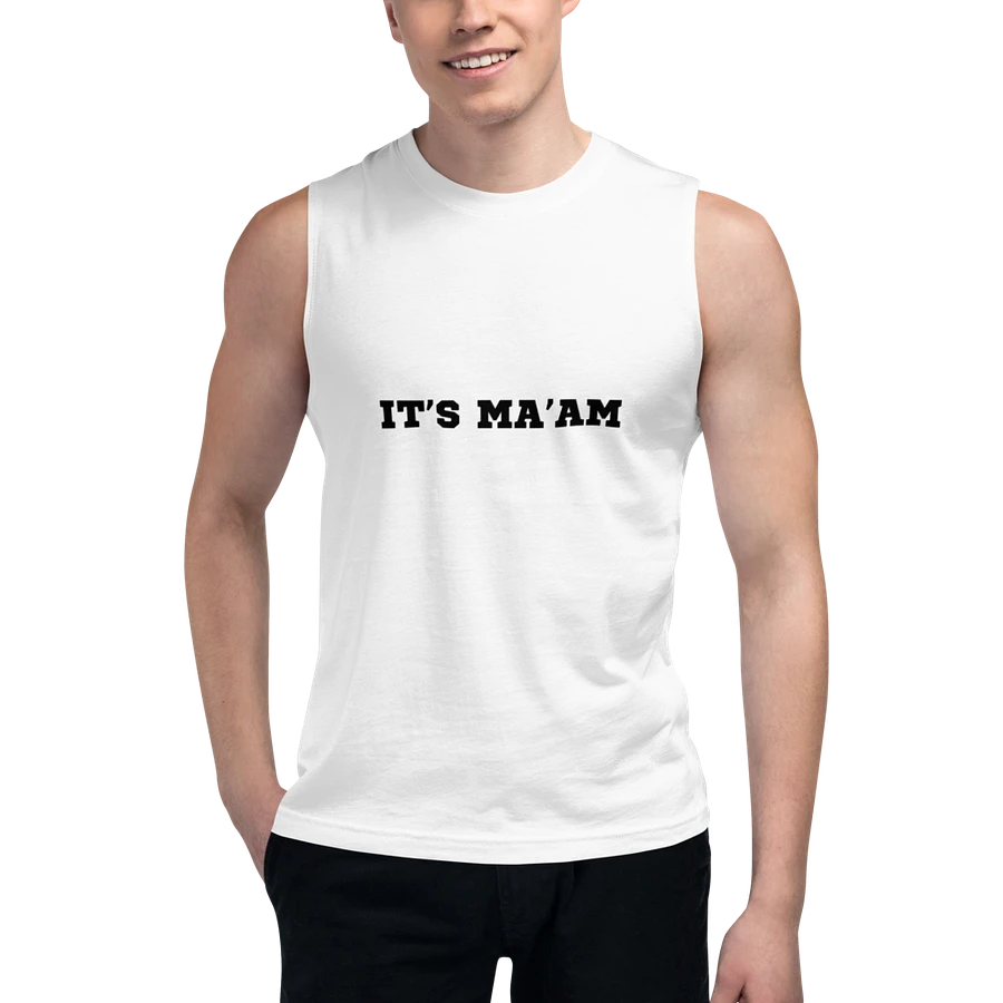 IT'S MA'AM UNISEX MUSCLE TEE product image (1)