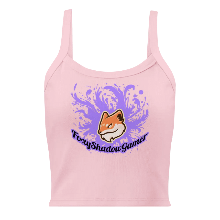 FoxyShadowGamer Logo Micro-Rib Tank top product image (17)