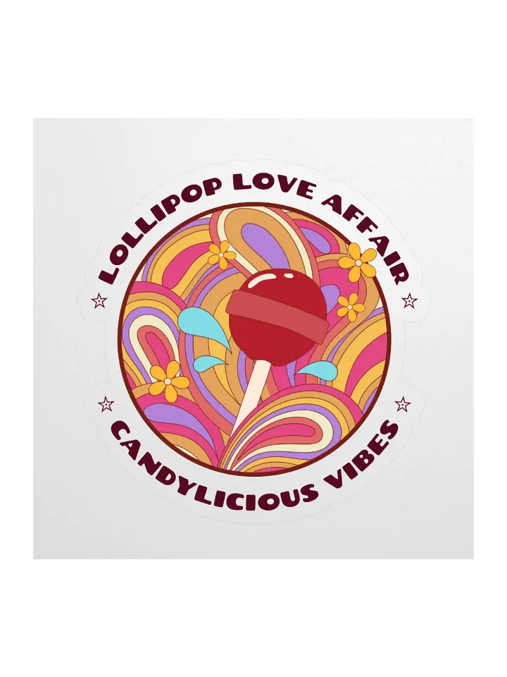 Lollipop Love Affair Kiss Cut Stickers product image (1)