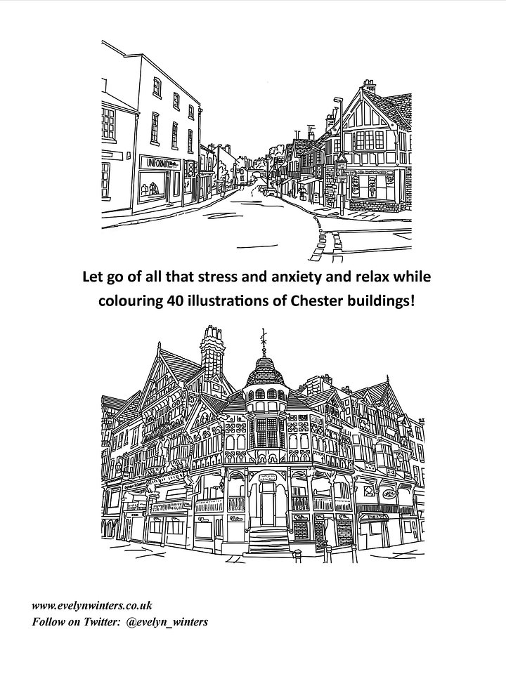 Colour Chester (Adult Colouring Book) product image (2)