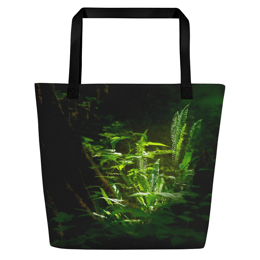 A little shot of sunshine in the wood's Statement Tote Bag product image (1)