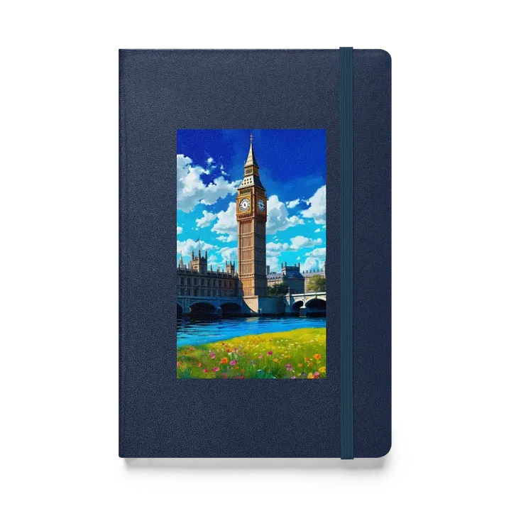 Big Ben, London, United Kingdom HARDCOVER NOTEBOOK. product image (1)