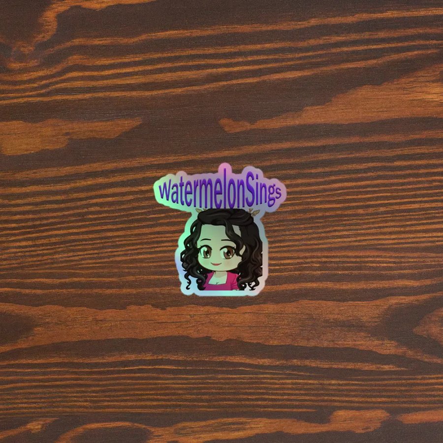 WatermelonSings Holographic Sticker product image (5)