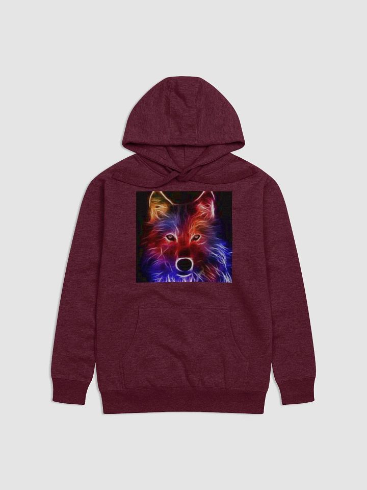 Neon Wolf Unisex Premium Hoodie product image (1)