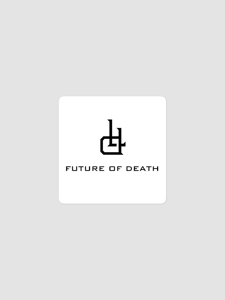 [Future Of Death] Kiss Cut Stickers Generic Kiss Cut Stickers Black product image (1)