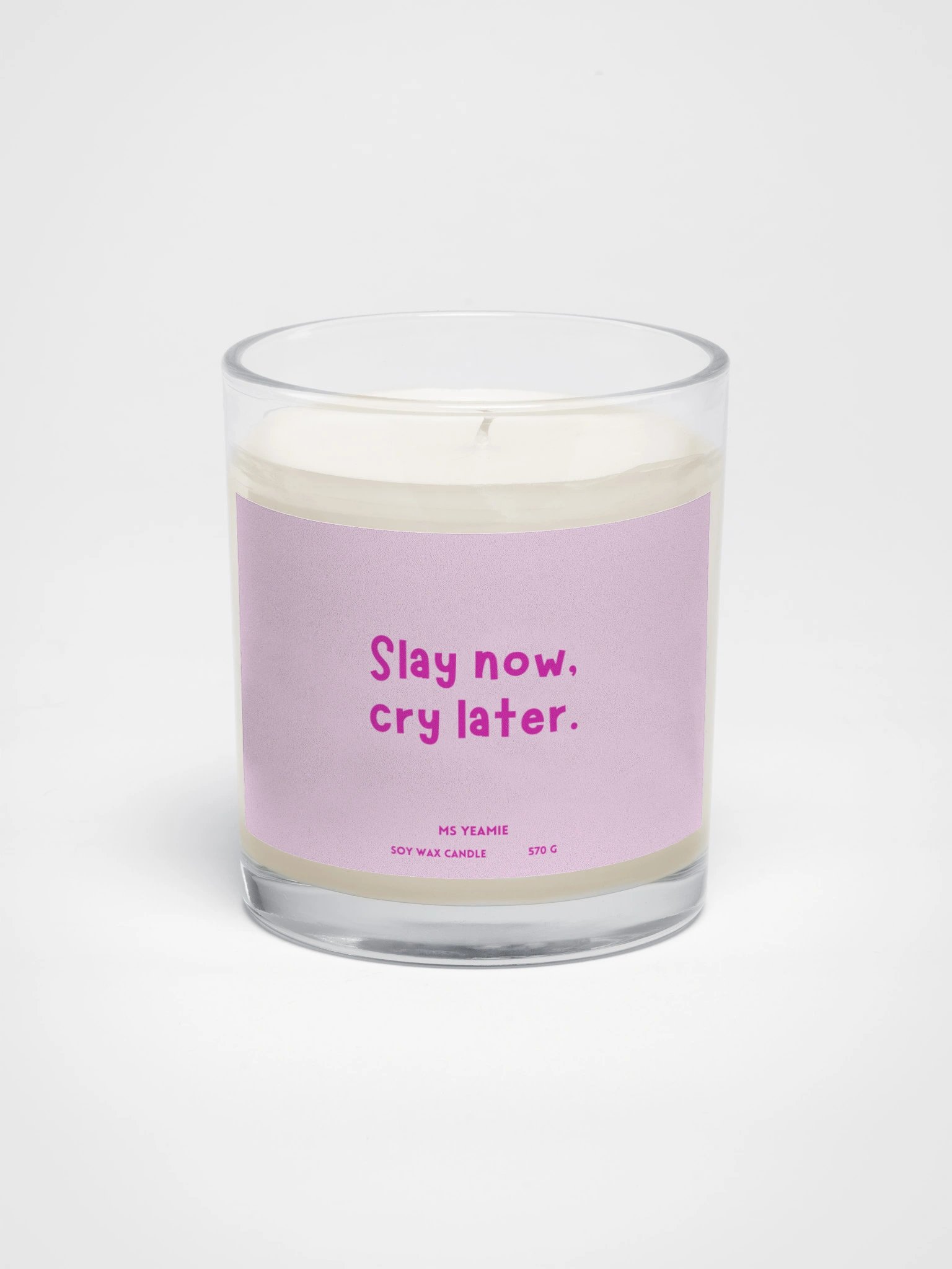 Slay Now, Cry Later Soy Wax Candle product image (1)