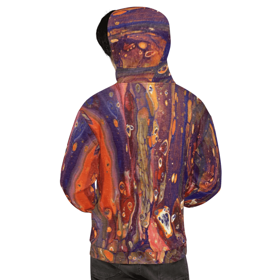Hyperspace Fluid Acrylic All-Over Print Hoodie product image (7)