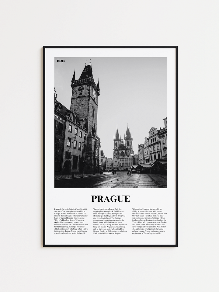 Prague 01 Newspaper Poster product image (1)