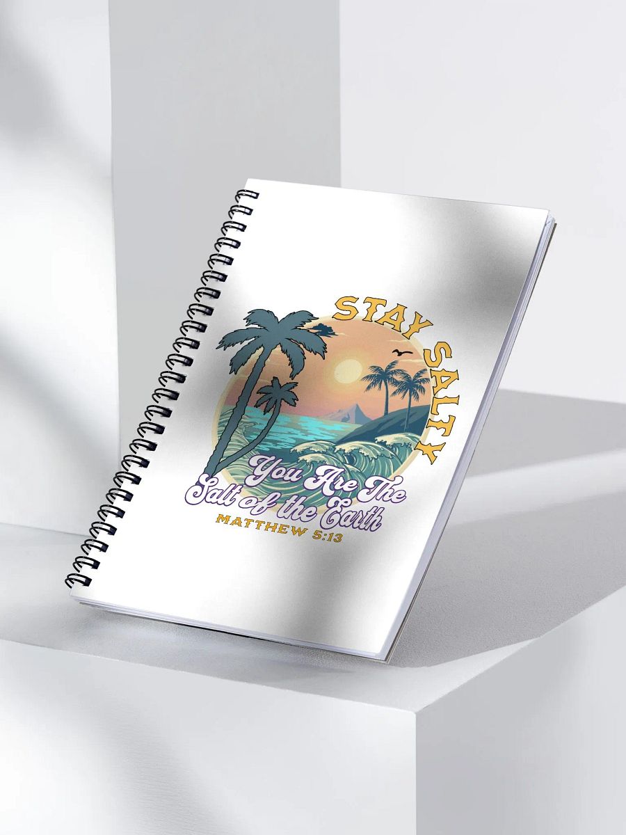 Stay Salty You Are The Salt Of The Earth Serenity Spiral Notebook product image (3)