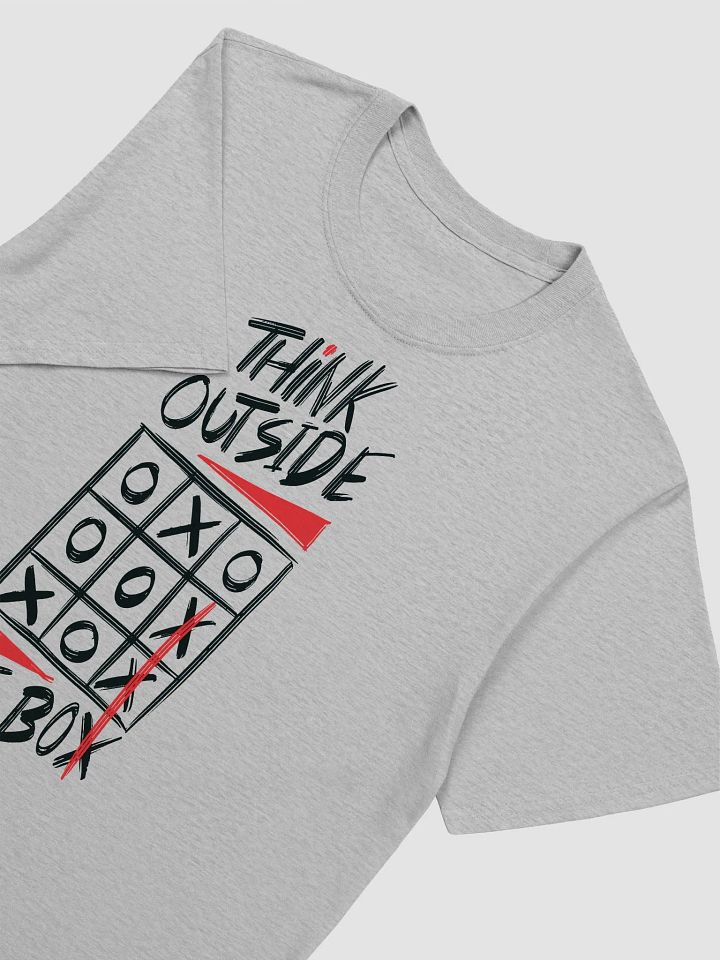 Think Outside the Box Tic-Tac-Toe Unisex Tee product image (2)