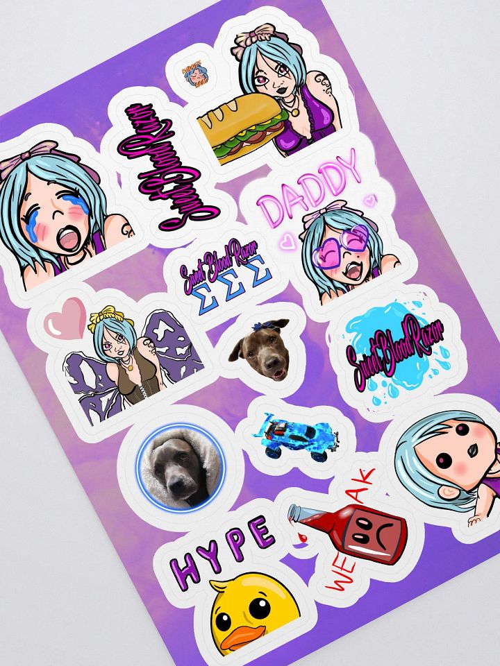 2023 Emote Sticker Sheet product image (1)