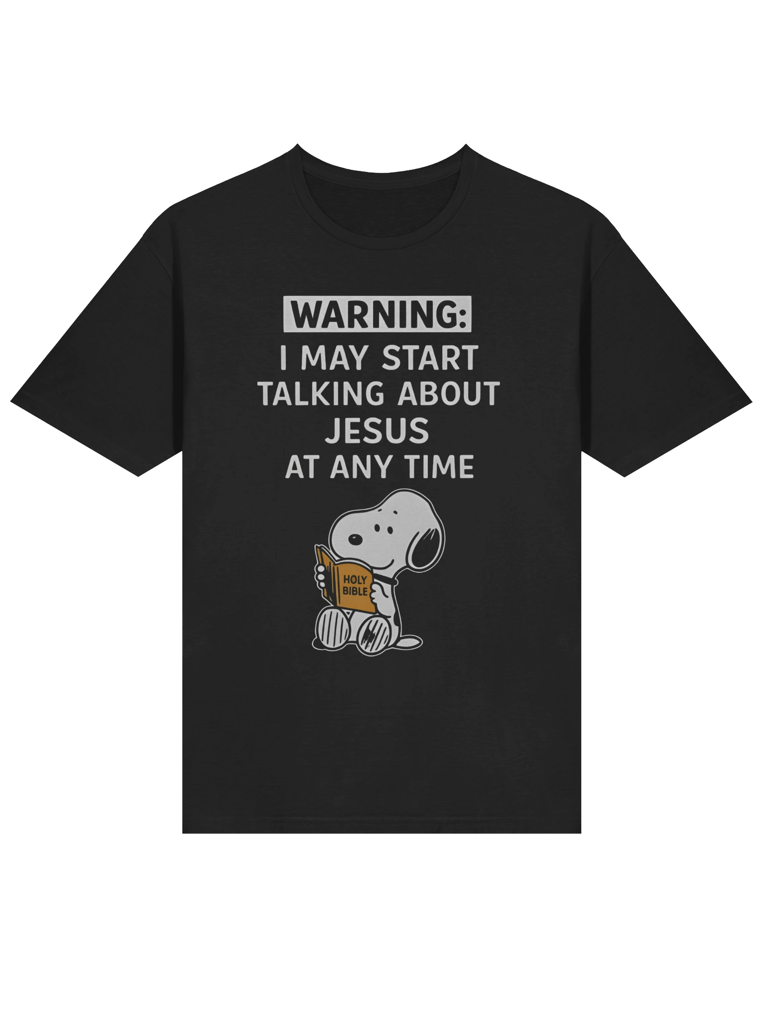 I May Start Talking About Jesus At Any Time Snoopy T-Shirt product image (2)