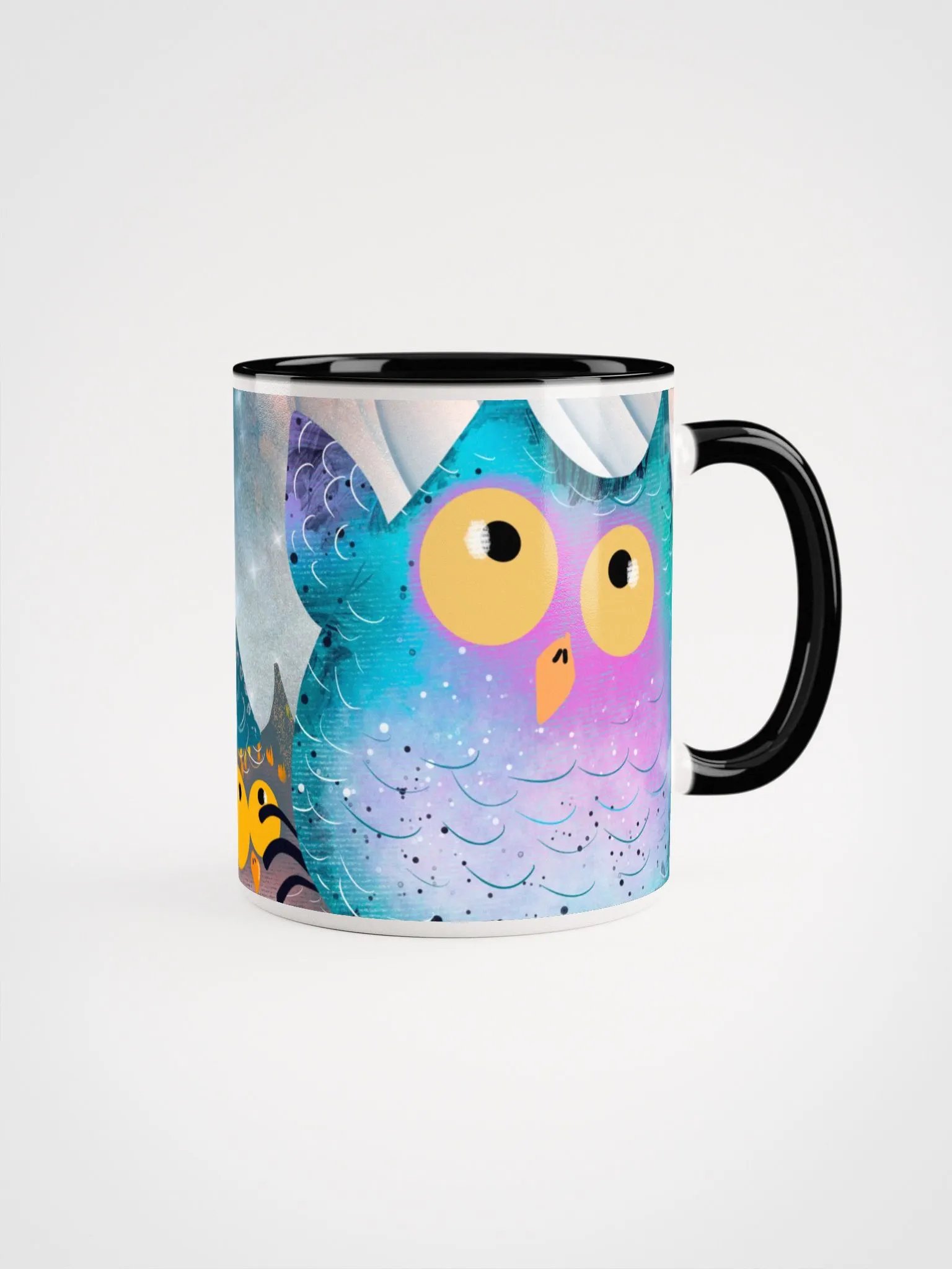 Blue Owl Trio Ceramic Accent Mug product image (7)