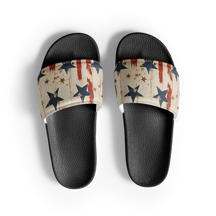 Patriotic Mens Slides Stars and Stripes product image (1)