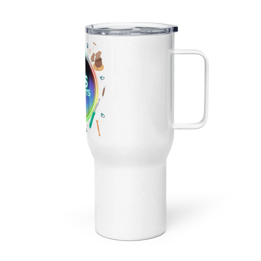 Ian's Crafts Logo Travel Mug with a Handle product image (3)