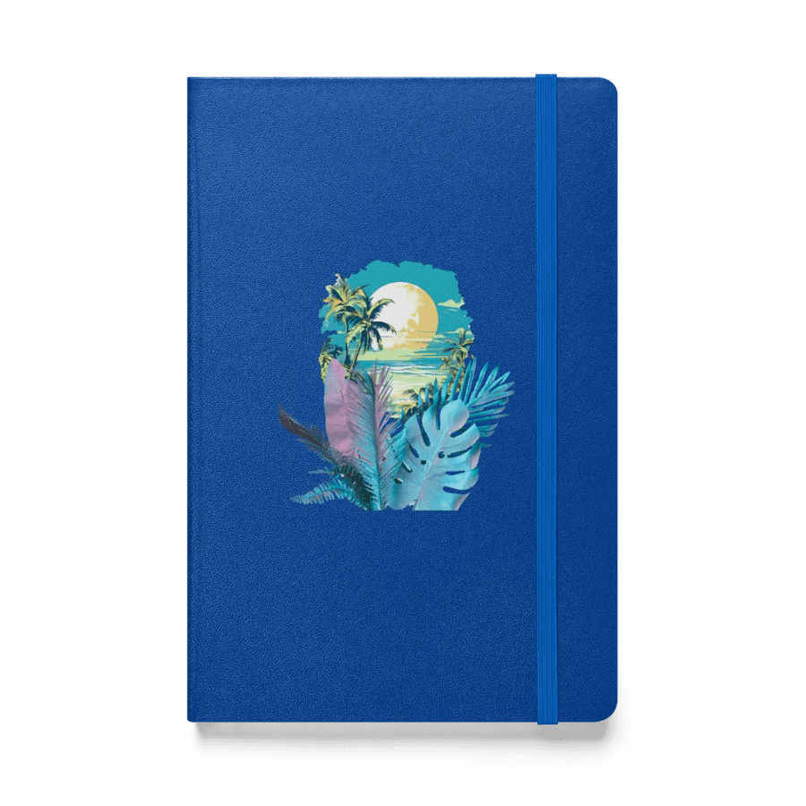Tropical Sunset Hardcover Notebook for holiday planners journalling product image (1)