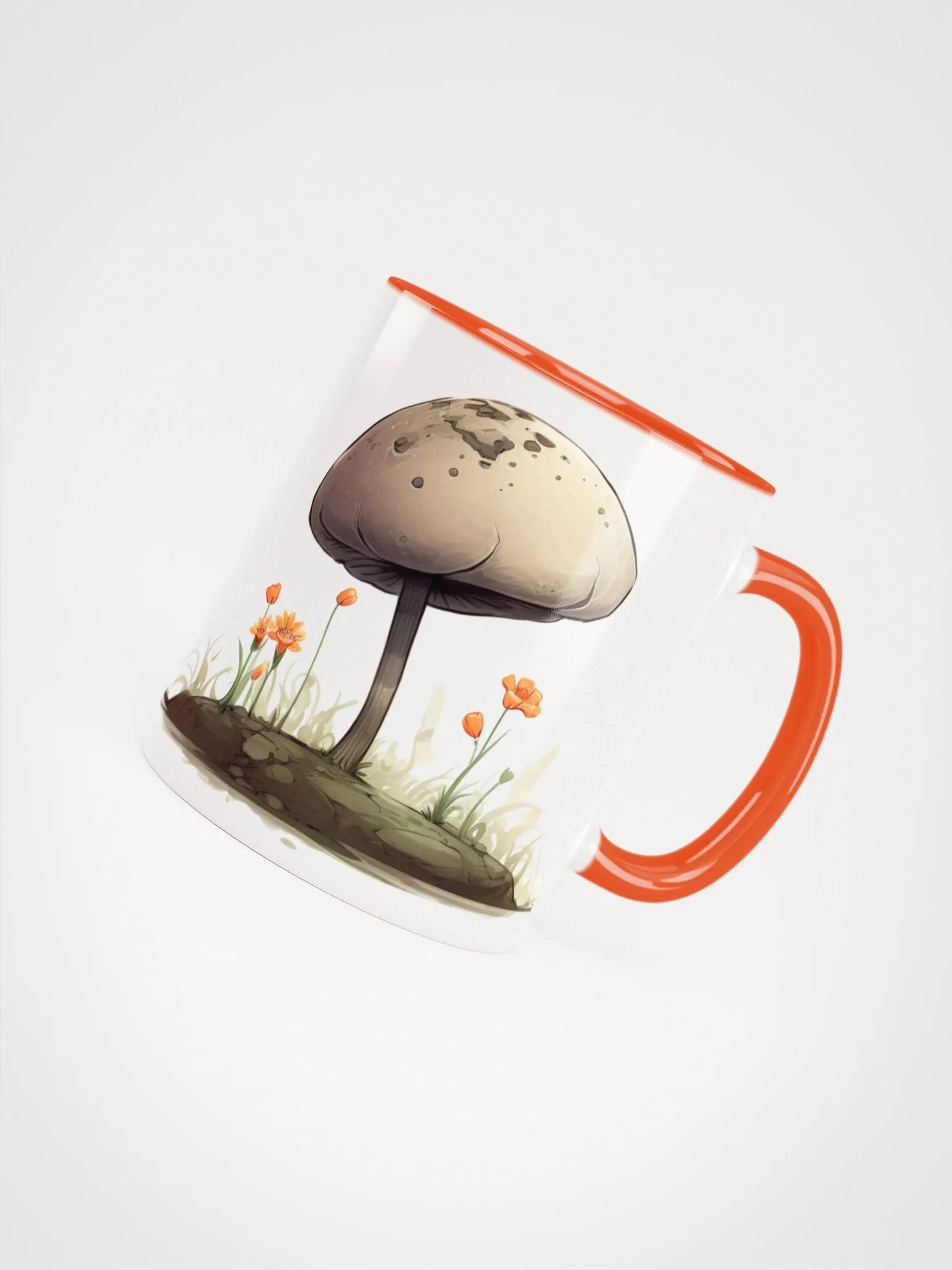 Fantastical Bird & Mushroom Paradise Mug: Limited Edition product image (4)