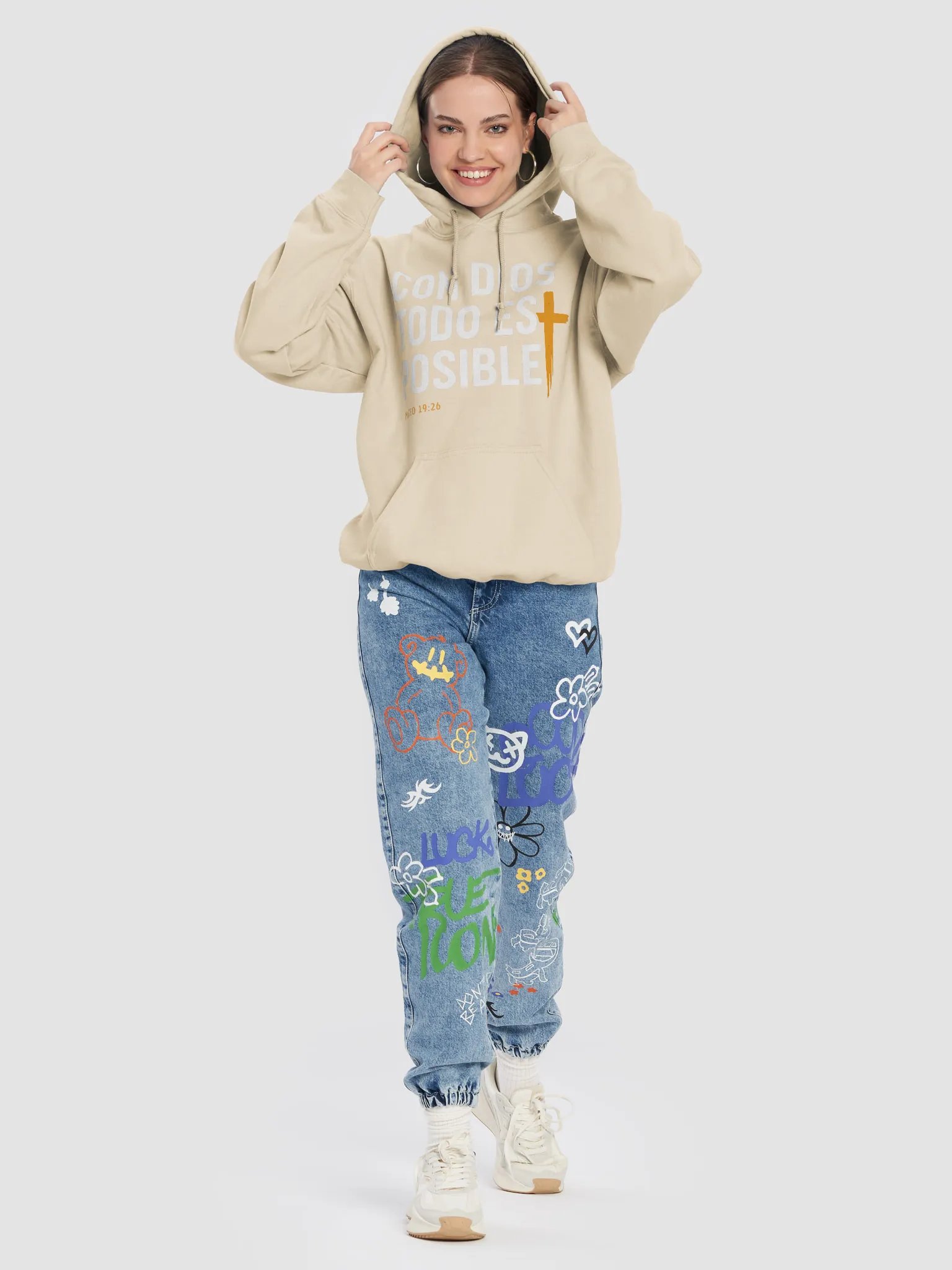 Sudadera Unisex Con Capucha | Con Dios todo es Posible product image (16)