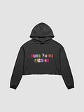 True Crime Addict Crop Sweatshirt - Black product image (1)