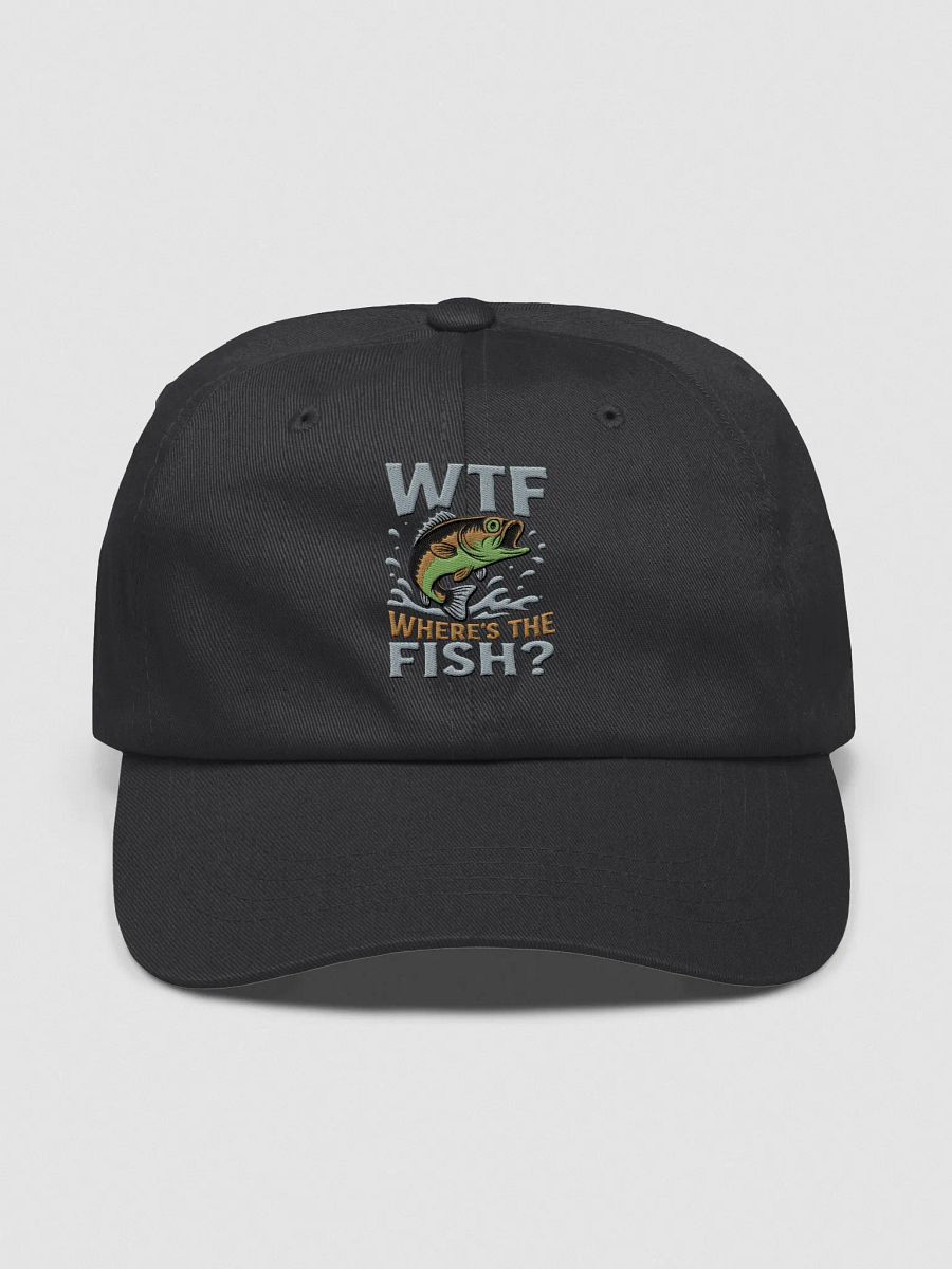 Funny Fishing Dad Hat – WTF Where’s the Fish Quote product image (2)