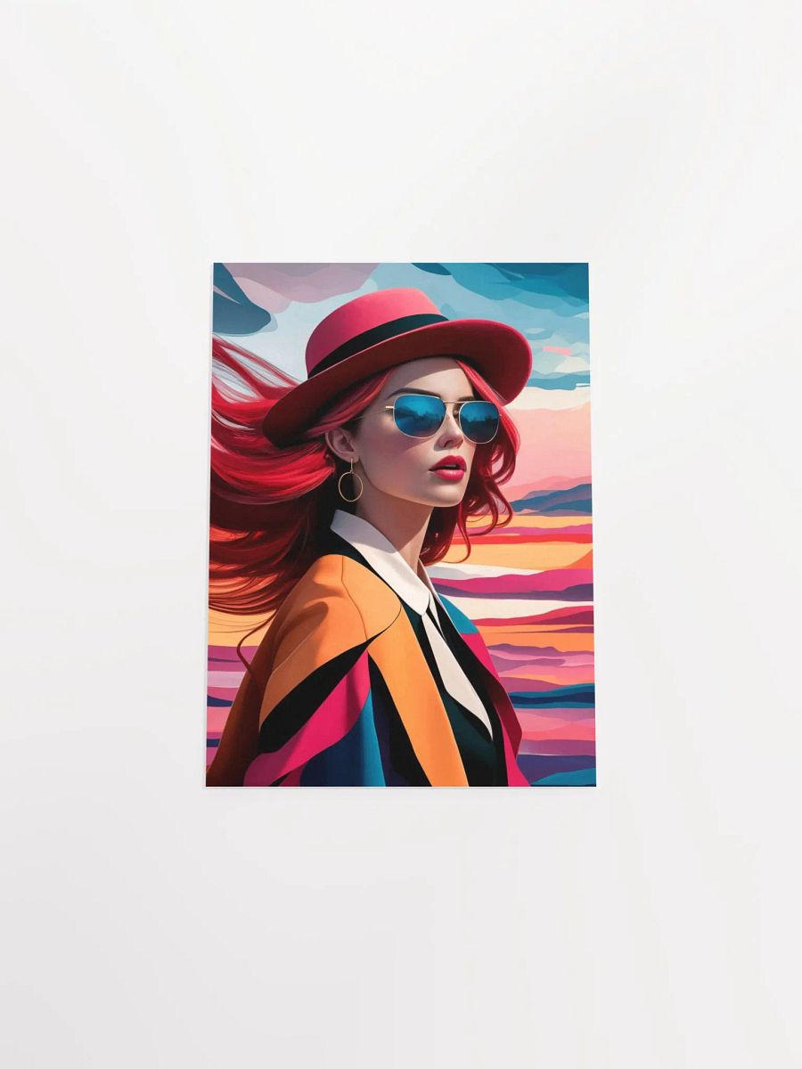 Abstract illustration of a Woman Poster - 3 product image (13)