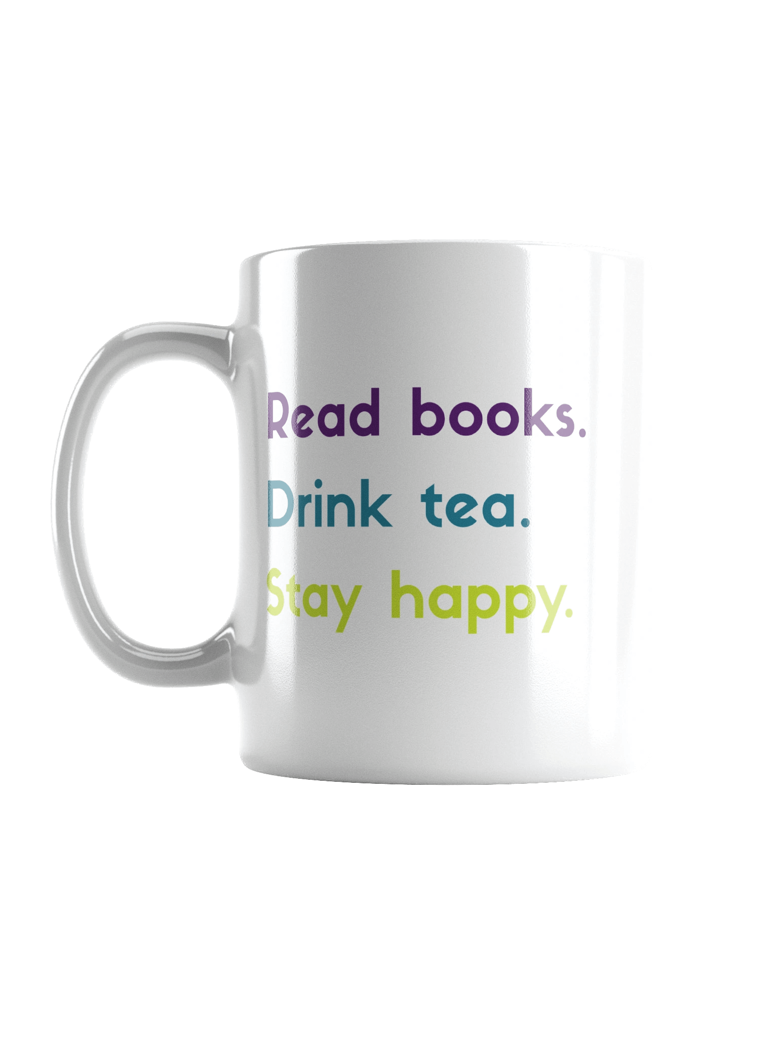 Happy Reader's Tea Mug (White) product image (2)