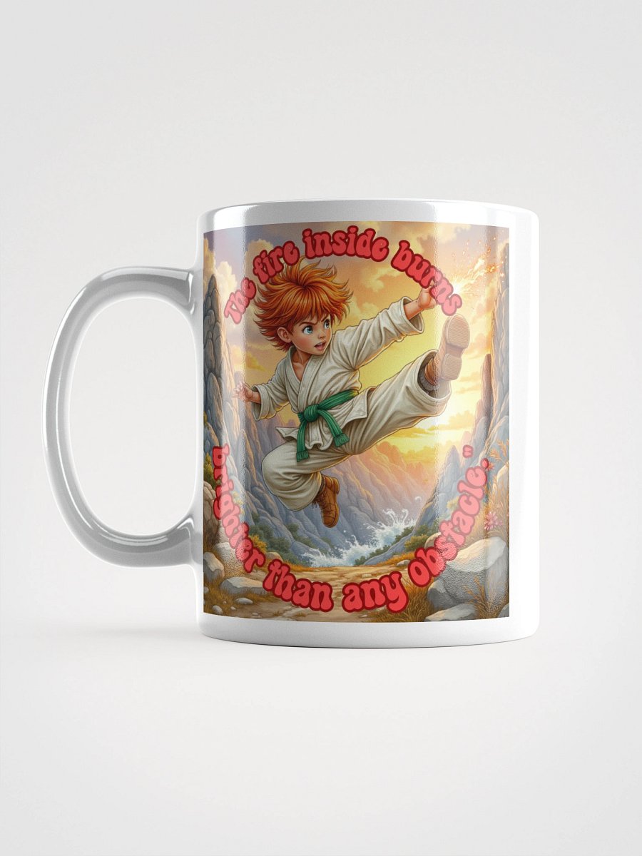 The Fire Inside – Motivational Martial Arts Mug (Double-Sided) product image (6)