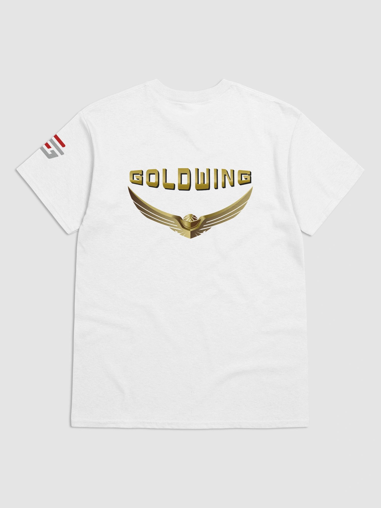 Copy of Gold and Bold Goldwing T-Shirt (Small Front) product image (27)