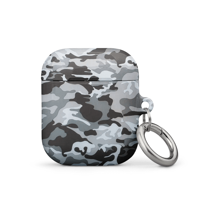 Grey Camo AirPod Case product image (1)