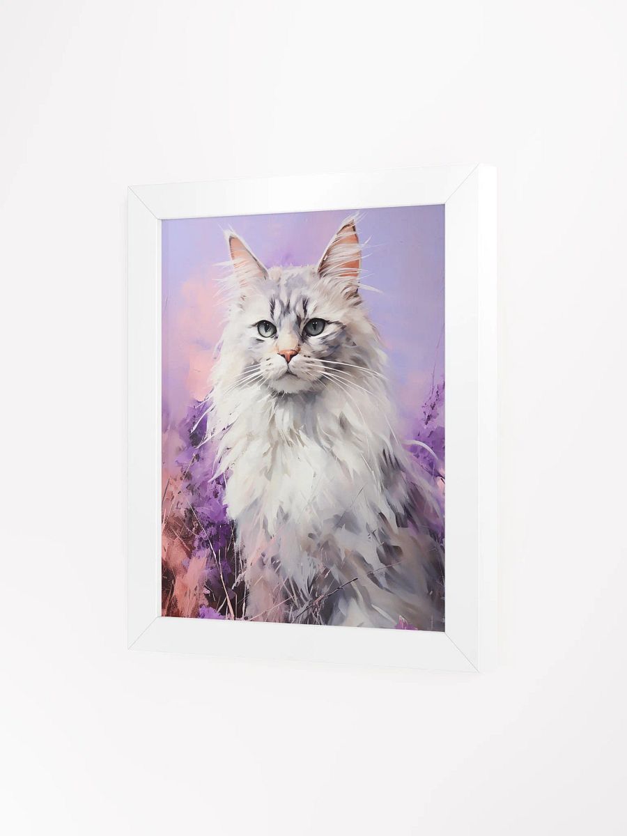 Ethereal Blue-eyed Cat Framed Poster product image (3)
