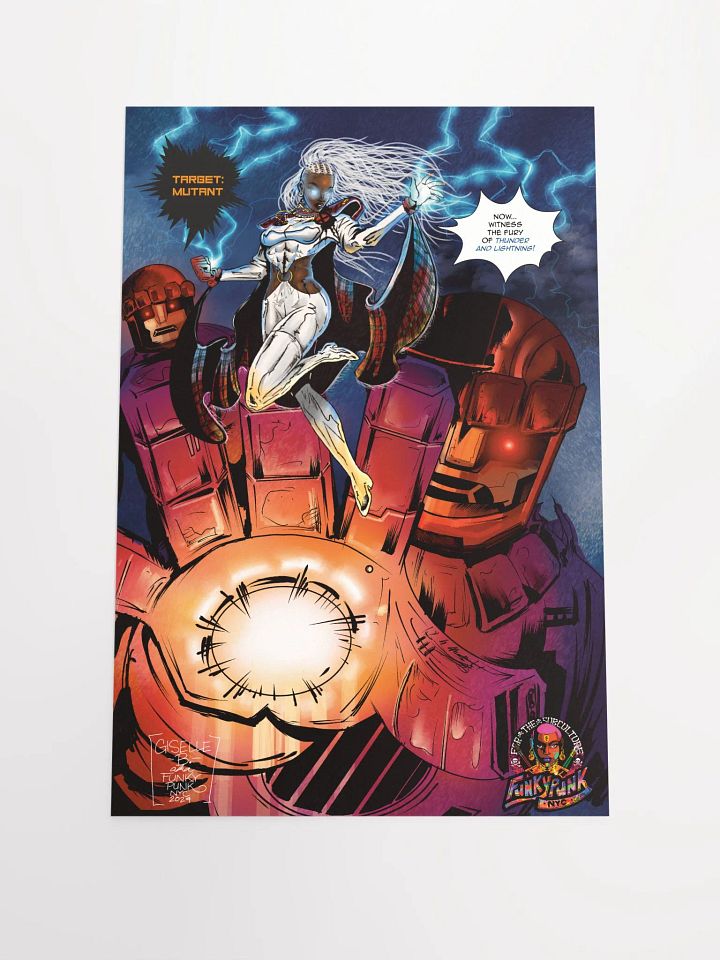 Massai Warrior Storm vs Sentinel Print product image (1)