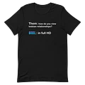In Full HD T-Shirt - Black product image (1)