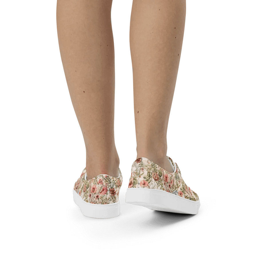 Blossom Breeze Lace-Up Canvas Shoes product image (11)