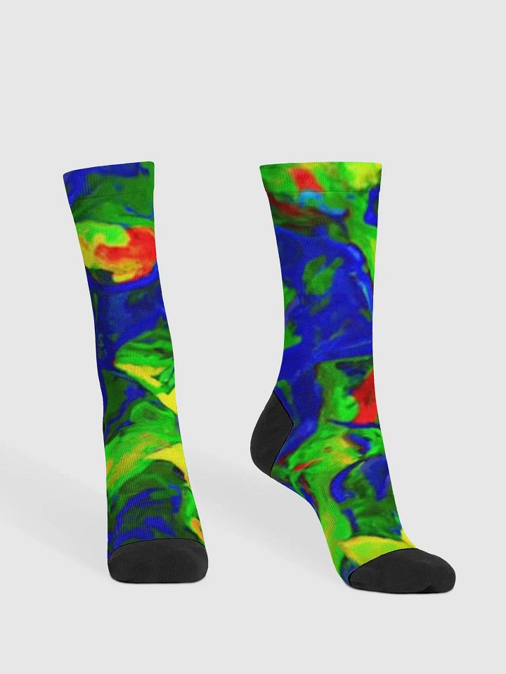 Swirling Spectrum Crew Socks product image (2)