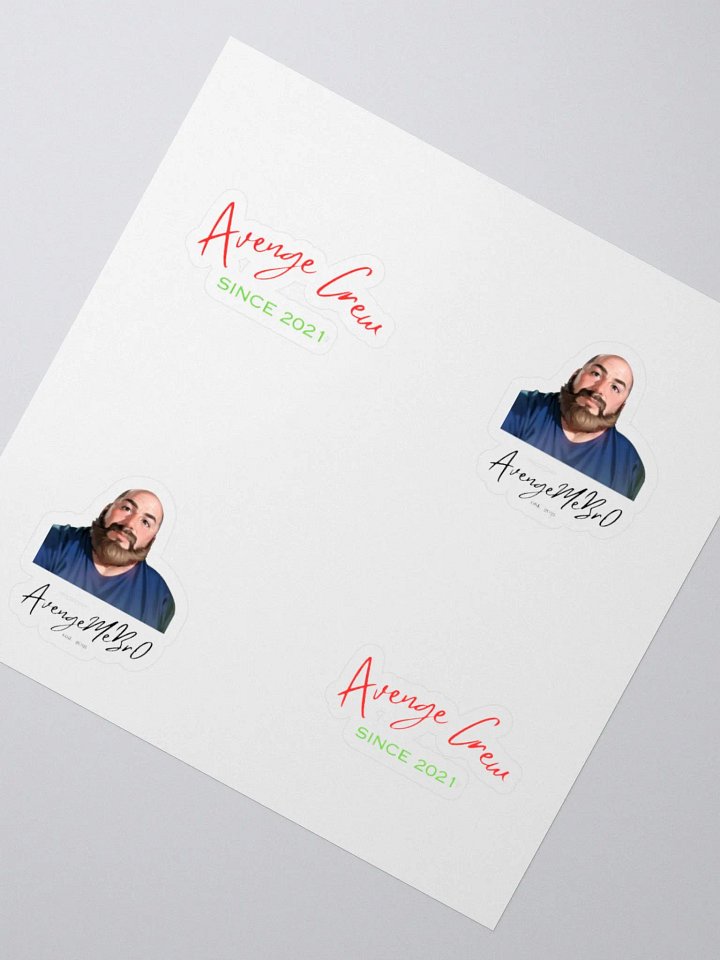 Avenge Crew sticker sheet product image (2)