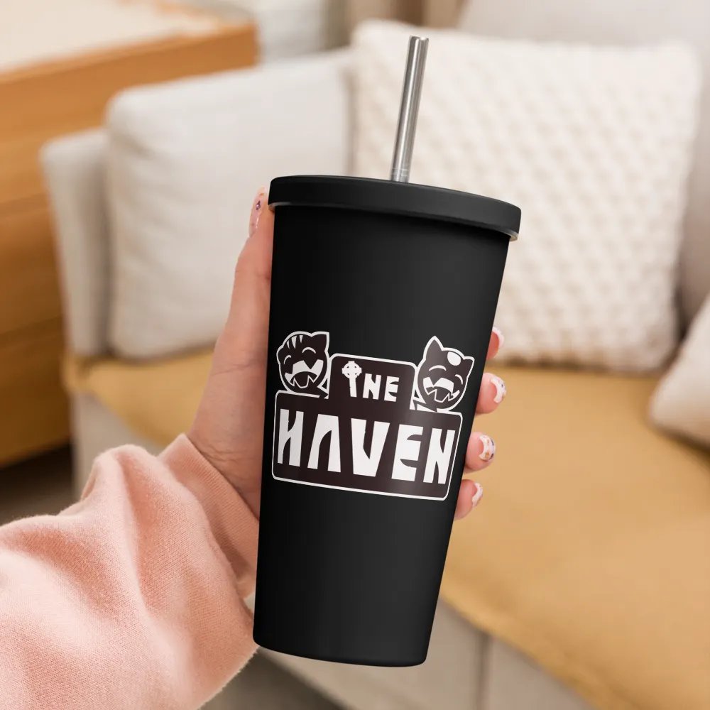 Metal Insulated Haven Logo Screw-Top Tumbler w/ Straw product image (3)