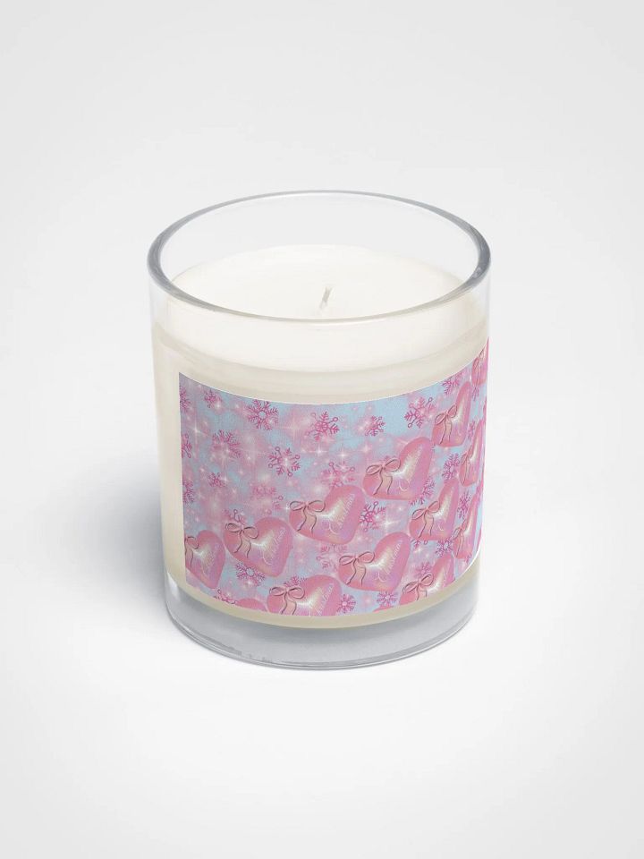 Festive Pink Hearts Soy Wax Candle for ladies homemakers friends product image (2)