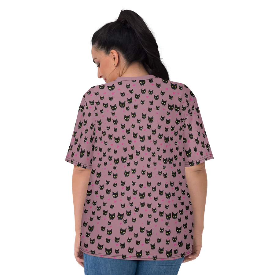 'Mauve Kitty Dots' Women's Poly Tee product image (6)