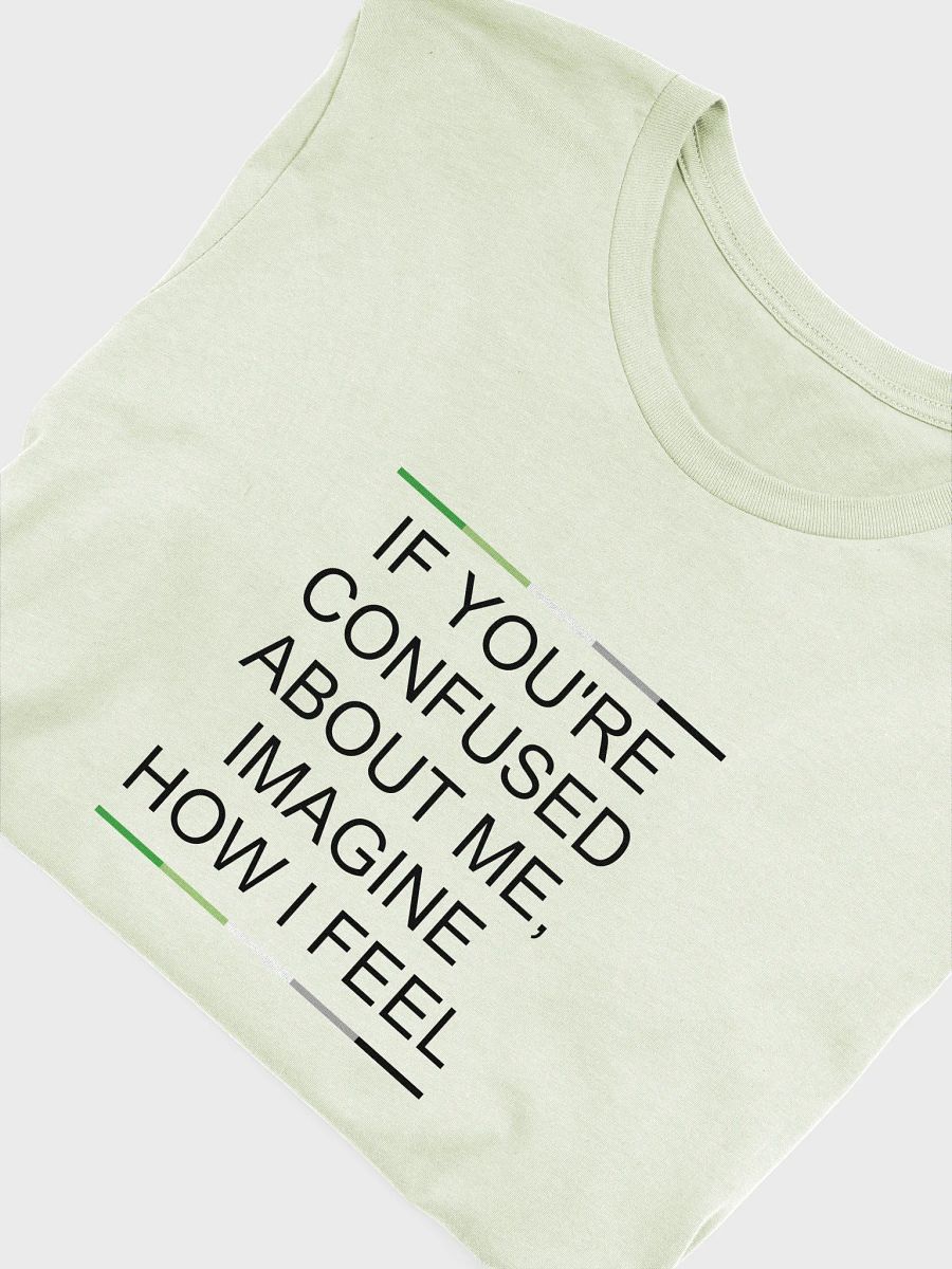 confused aromantic t-shirt product image (5)