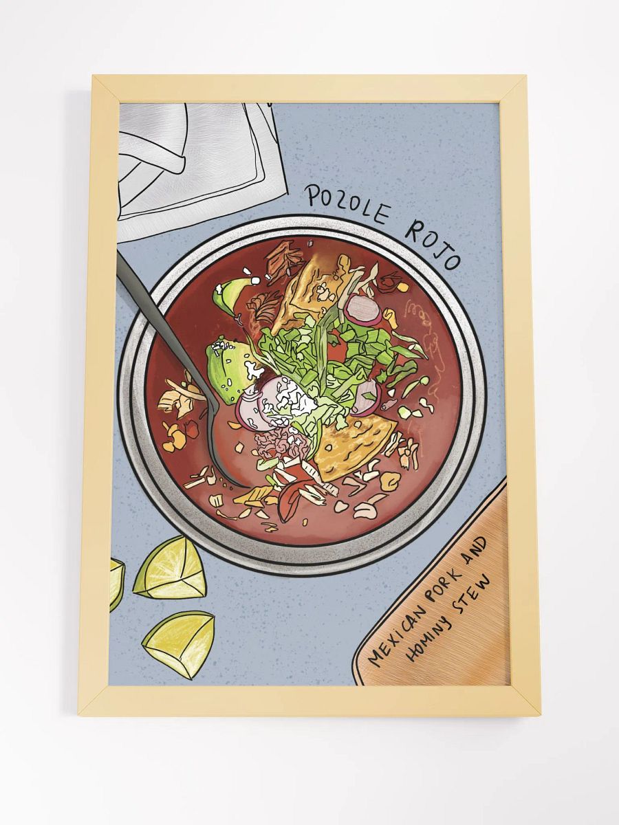 Pozole Rojo Framed Poster product image (4)