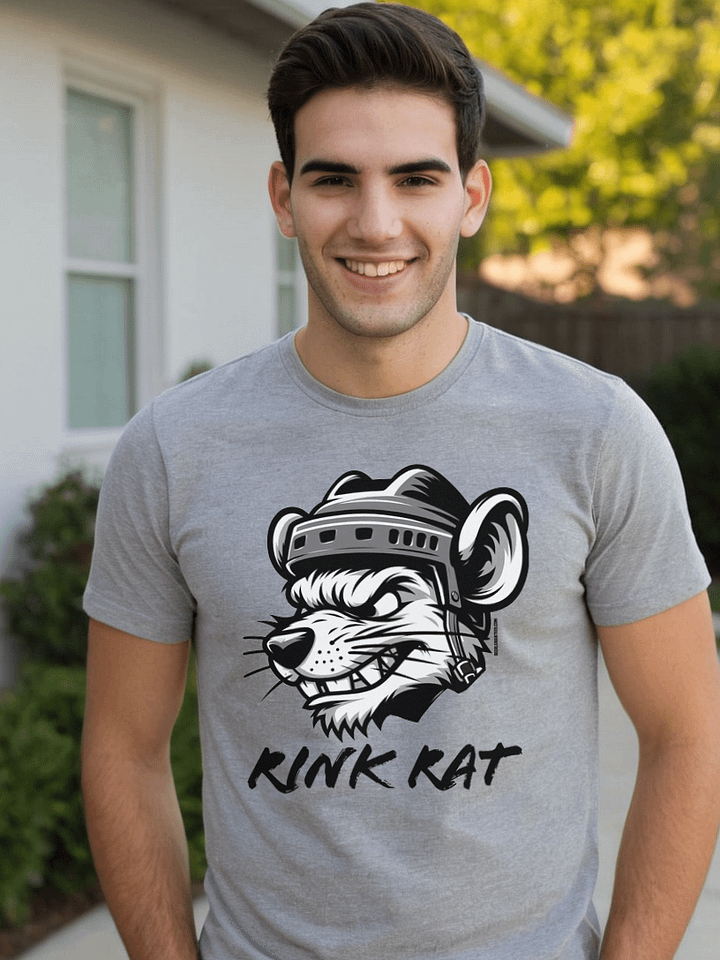 Funny Hockey T-Shirt – Rink Rat – Beer League Hockey Shirt for Men – Gift for Hockey Players & Ice Addicts product image (1)