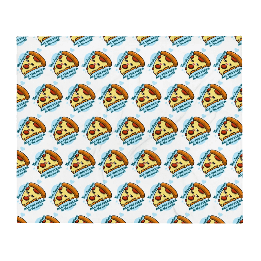 Pizza Fiesta Throw Blanket product image (6)