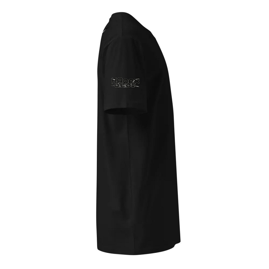 Unisex Premium T-Shirt - Print Embroidered - Black HApex Gear Black Logo product image (3)