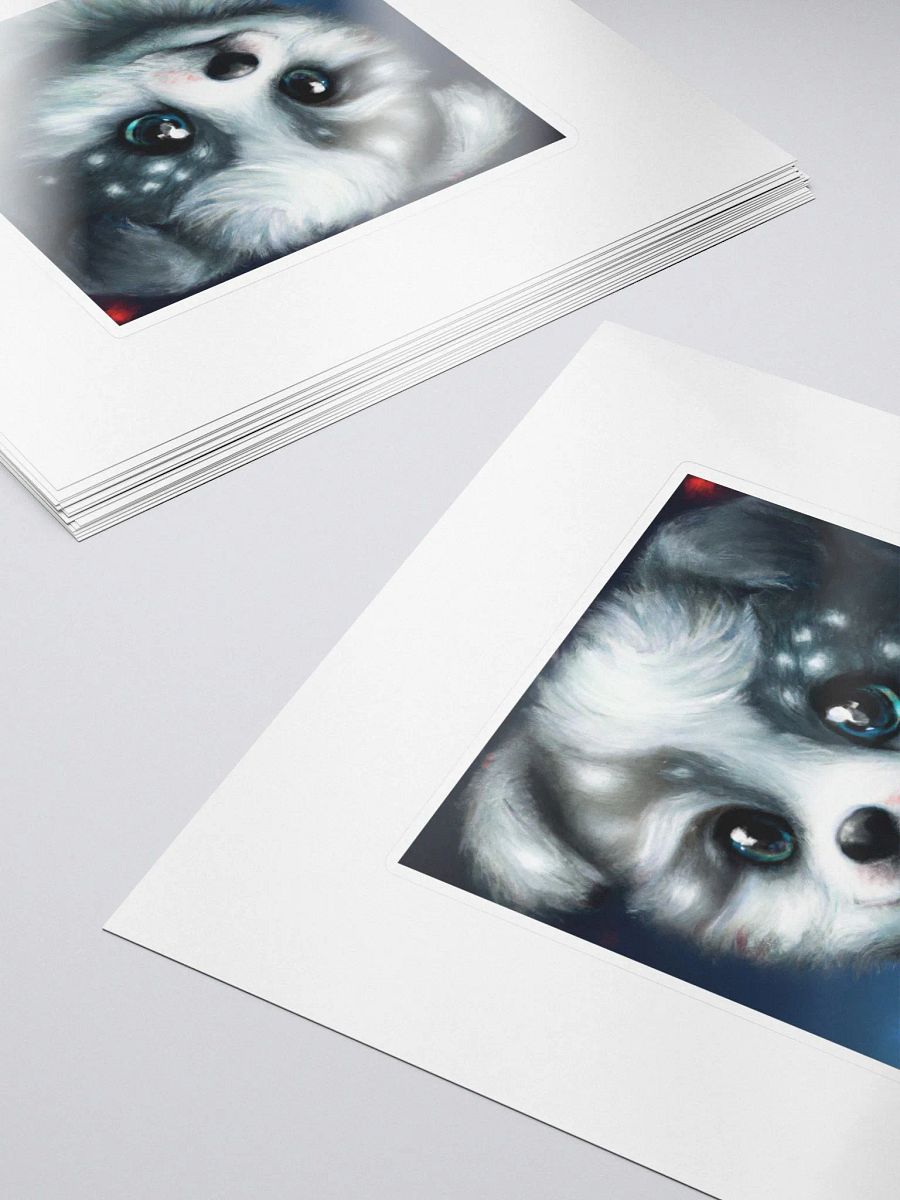 Cute Galactic Puppy Delta Sticker product image (5)