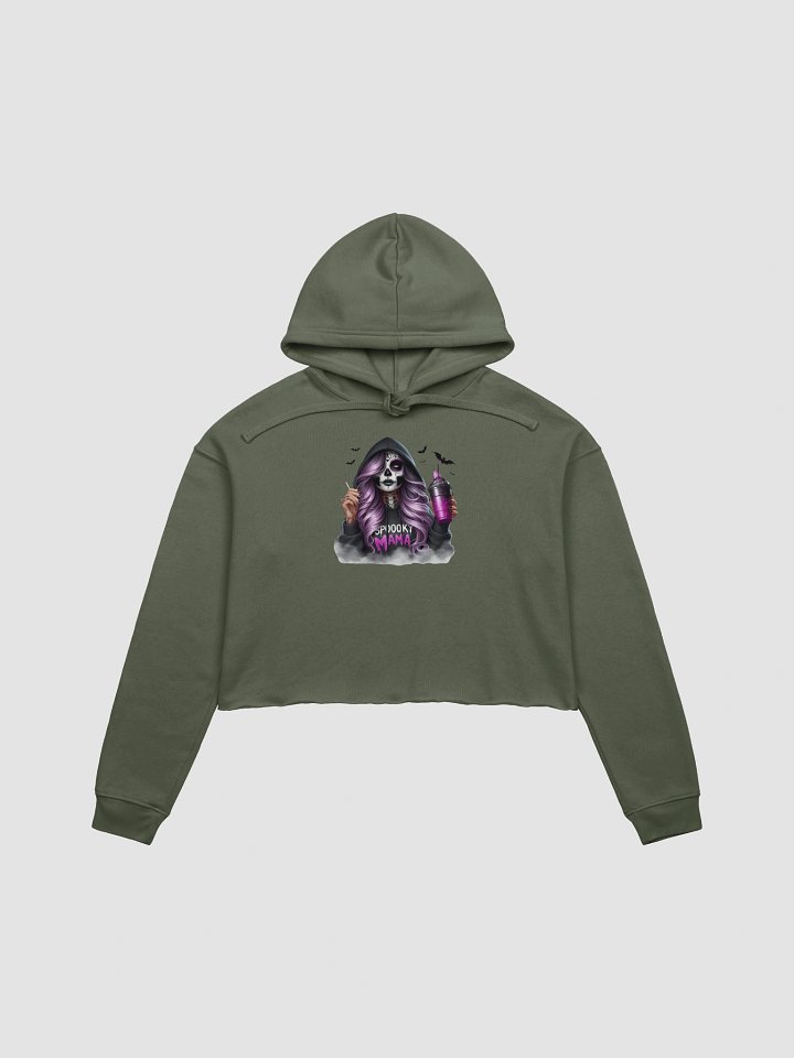 Spooky Mama Crop Hoodie product image (3)