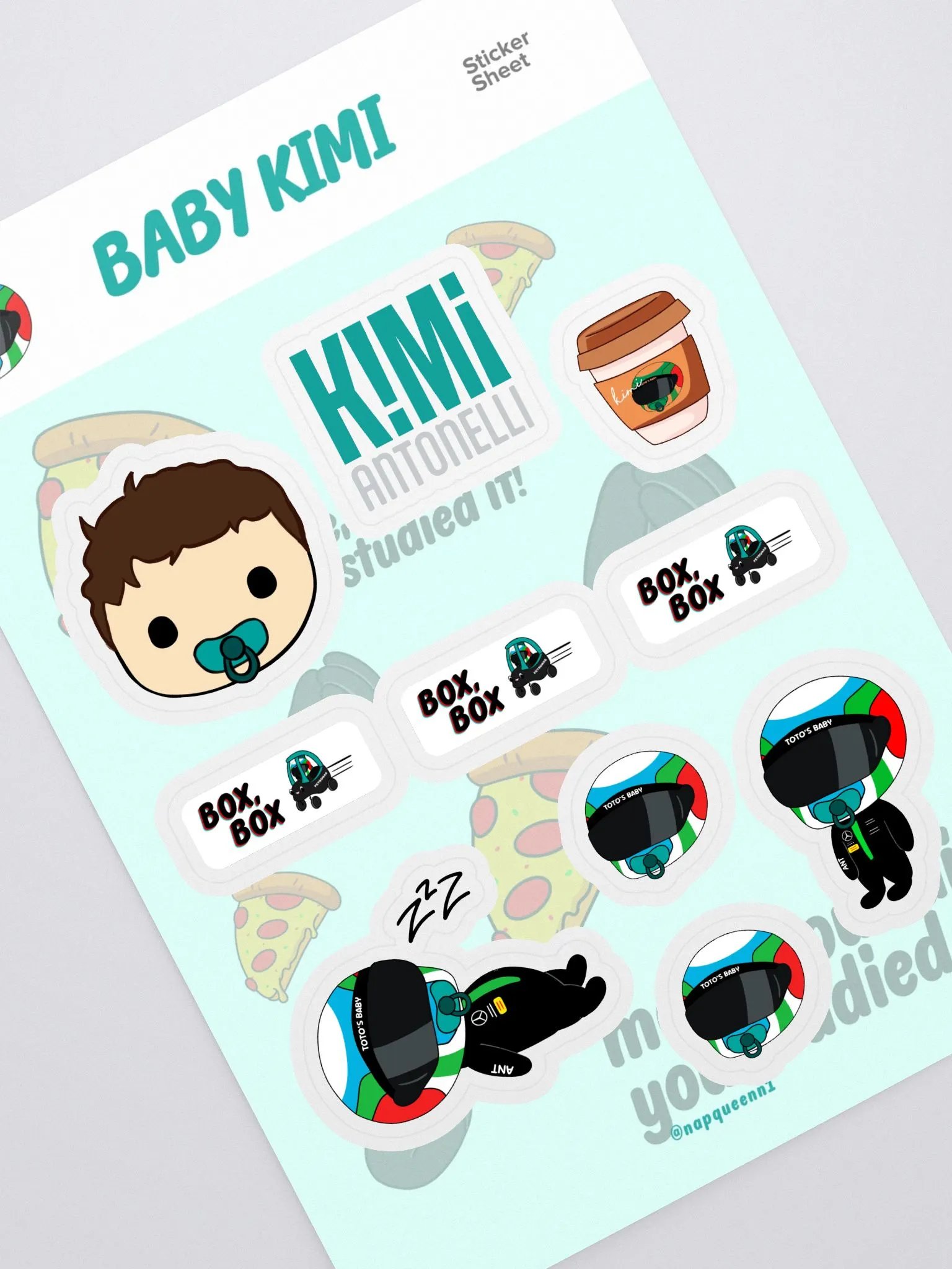 Baby Kimi - Sticker Sheet product image (1)
